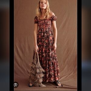 Free People Brown Fringe Bag